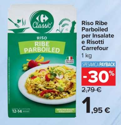 Riso Ribe Parboiled per Insalate e Risotti Carrefour