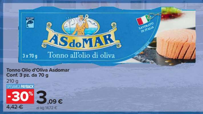 Tonno Olio d’Oliva Asdomar