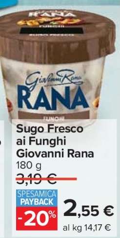 Sugo Fresco ai Funghi Giovanni Rana