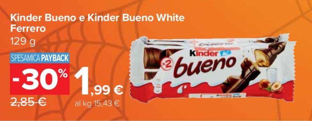 Kinder Bueno e Kinder Bueno White Ferrero
