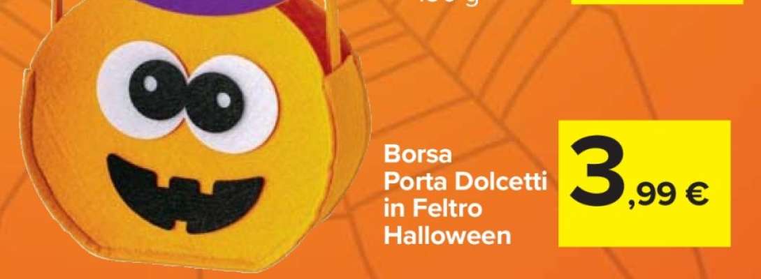 Borsa Porta Dolcetti in Feltro Halloween