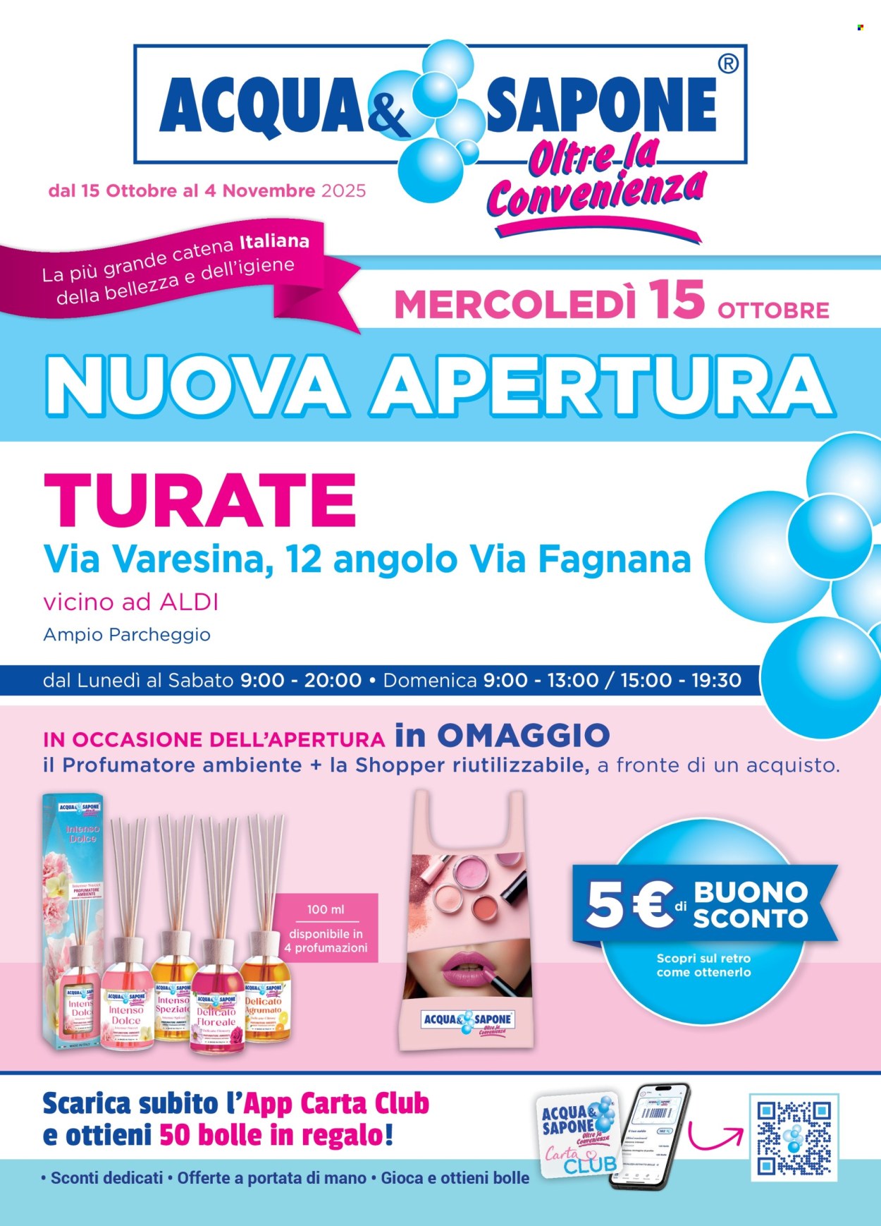 Volantino Acqua & Sapone - 15/10/2025 - 4/11/2025. Pagina 1