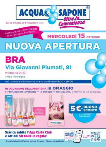 Volantino Acqua & Sapone - 15/10/2025 - 4/11/2025.
