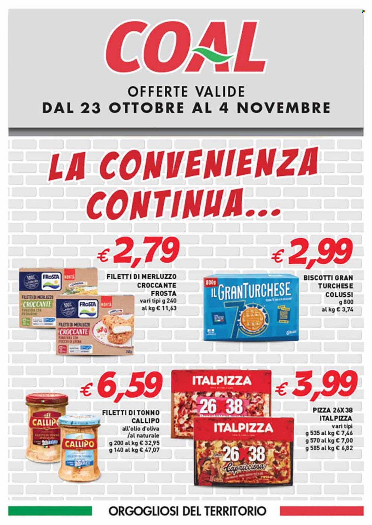 Volantino COAL - 23/10/2025 - 4/11/2025. Pagina 1