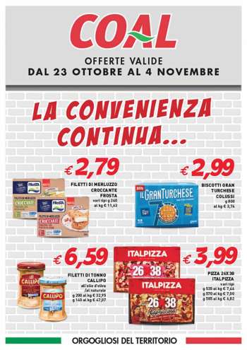 Volantino COAL - 23/10/2025 - 4/11/2025.
