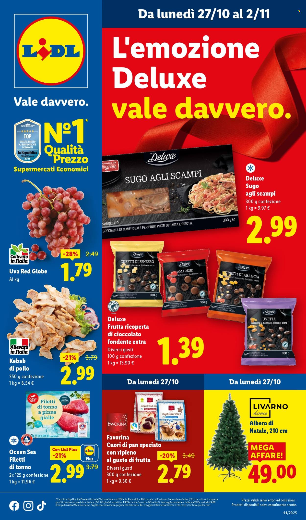 Volantino Lidl - 27/10/2025 - 2/11/2025. Pagina 1