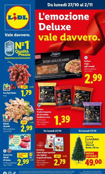 Volantino Lidl - 27/10/2025 - 2/11/2025.