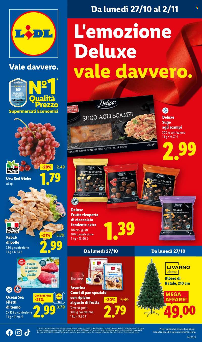 Volantino Lidl - 27/10/2025 - 2/11/2025.