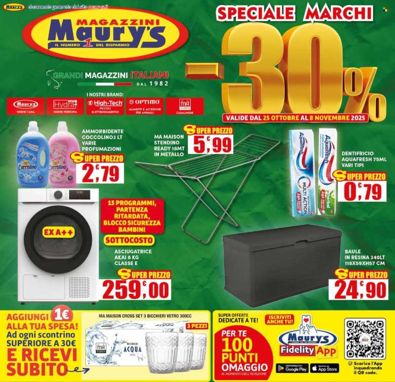 Volantino Maury's - 25/10/2025 - 8/11/2025.