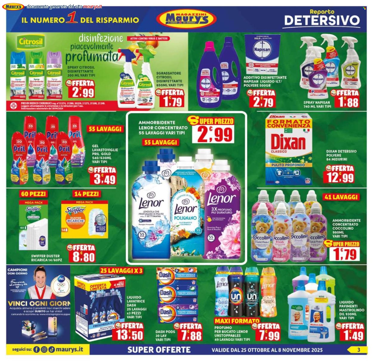 Volantino Maury's - 25/10/2025 - 8/11/2025. Pagina 3