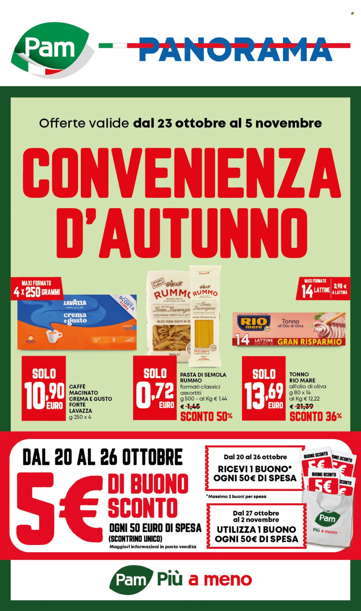 Volantino Pam Panorama - 23/10/2025 - 5/11/2025. Pagina 1