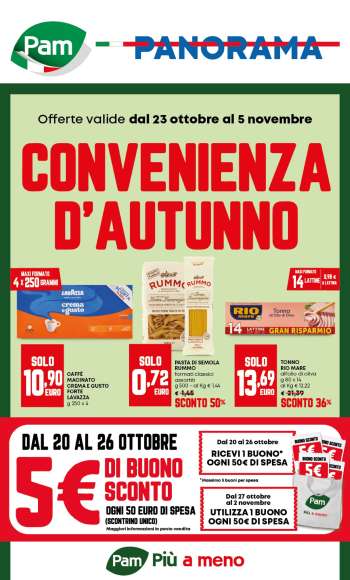 Volantino Pam Panorama - 23/10/2025 - 5/11/2025.