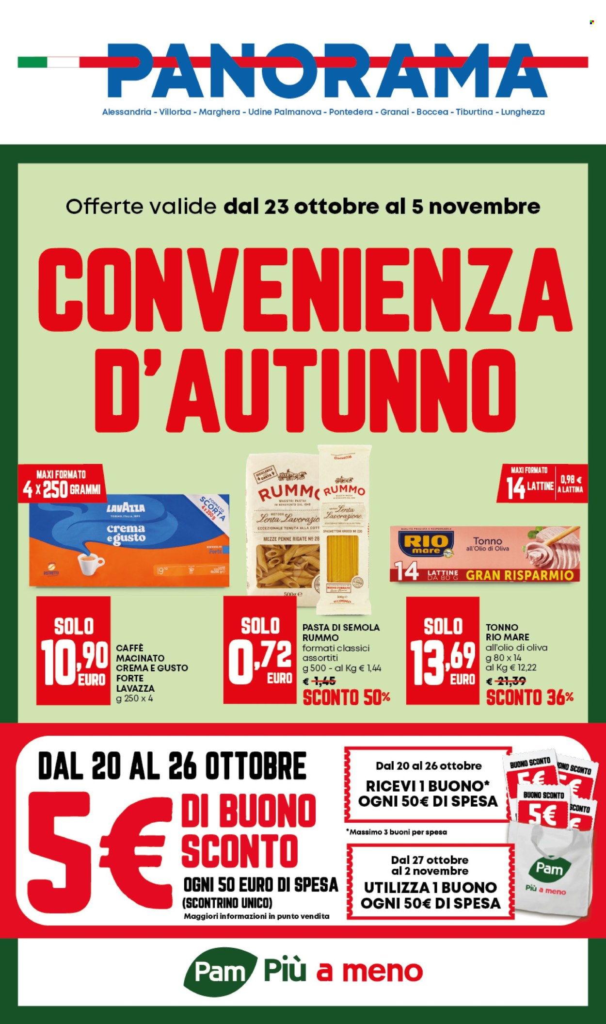 Volantino Panorama - 23/10/2025 - 5/11/2025. Pagina 1