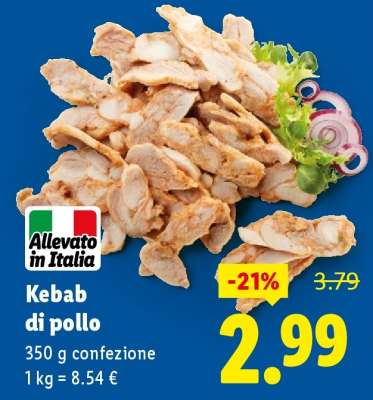 Kebab di pollo