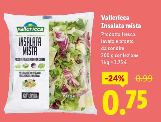 Vallericca Insalata mista