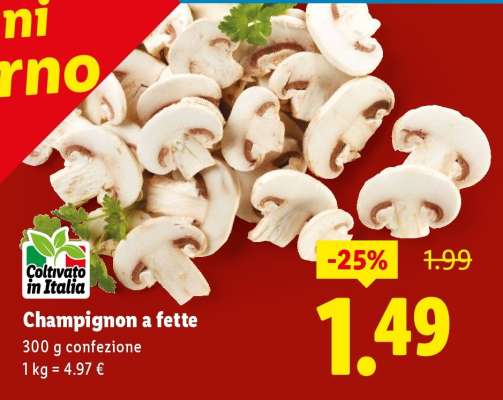 Champignon a fette