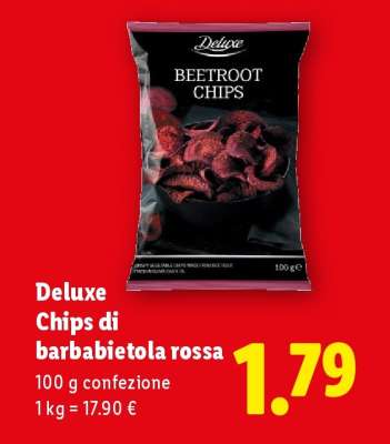 Deluxe Chips di barbabietola rossa