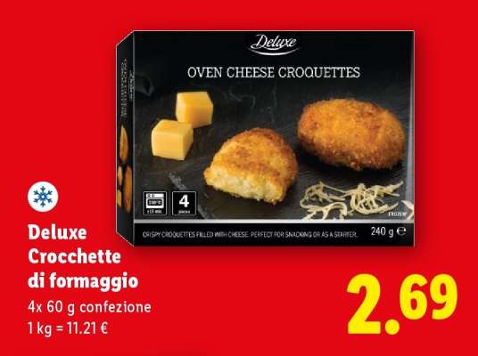 Deluxe Crocchette di formaggio