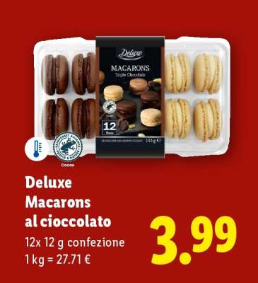 Deluxe Macarons al cioccolato