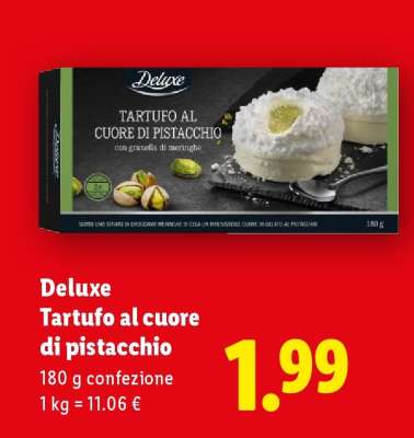 Deluxe Tartufo al cuore di pistacchio