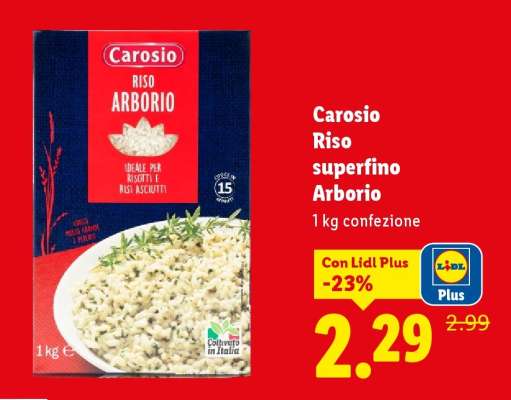 Carosio Riso superfino Arborio