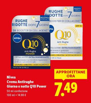Nivea Crema Antirughe Giorno e notte Q10 Power