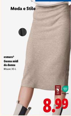 esMara Gonna midi da donna
