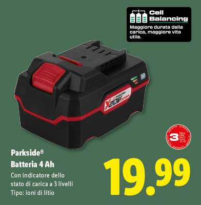 Parkside® Batteria 4 Ah