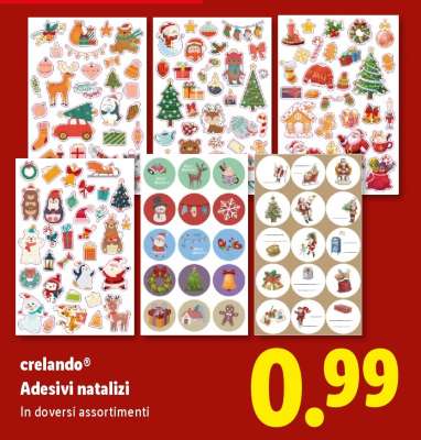 crelando® Adesivi natalizi