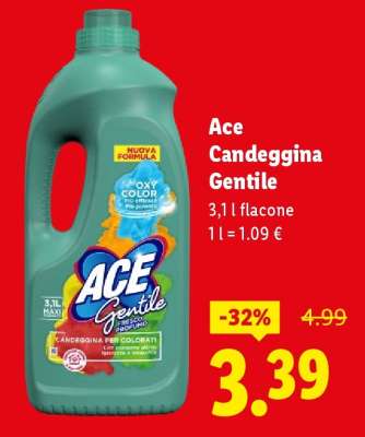 Ace Candeggina Gentile