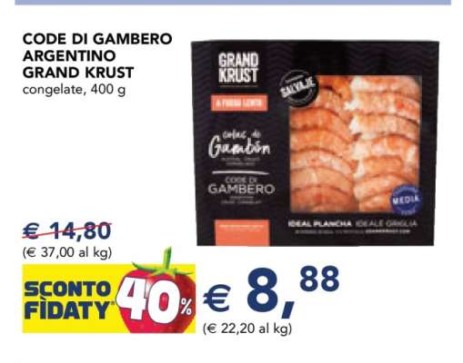 Code di Gambero Argentino Grand Krust