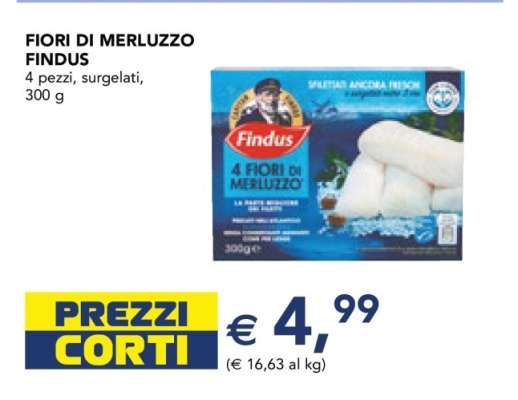 FIORI DI MERLUZZO FINDUS