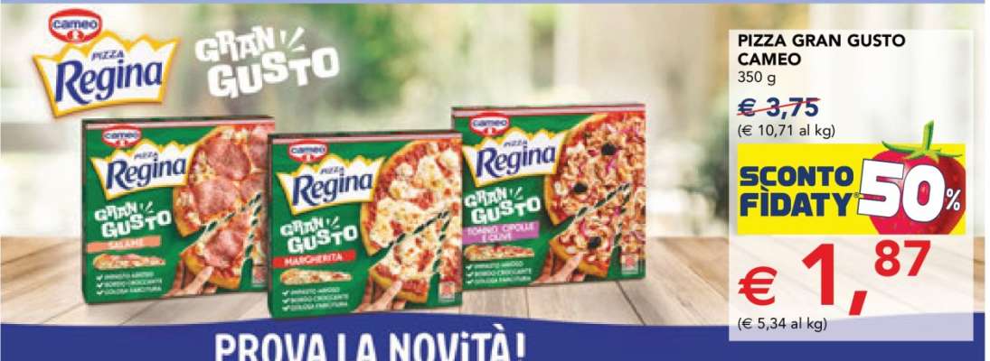 PIZZA GRAN GUSTO CAMEO