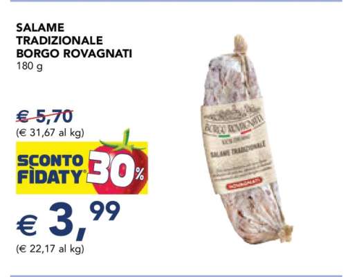 SALAME TRADIZIONALE BORGO ROVAGNATI