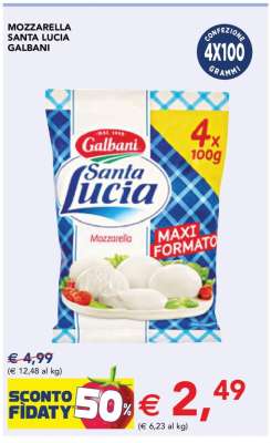 MOZZARELLA SANTA LUCIA GALBANI