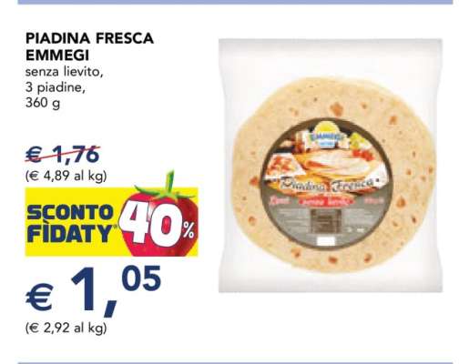 PIADINA FRESCA EMMEGI