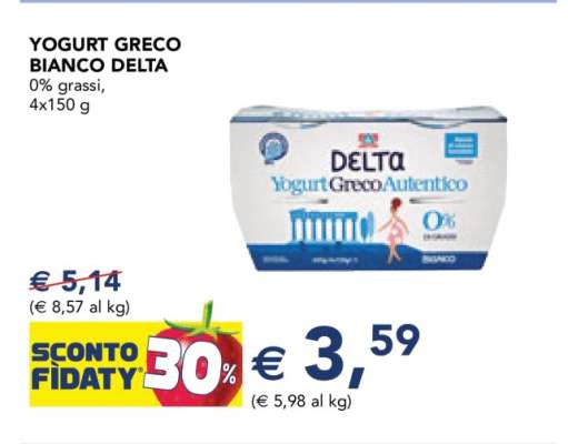 YOGURT GRECO BIANCO DELTA
