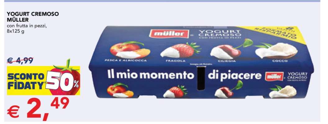 Yogurt Cremoso Müller