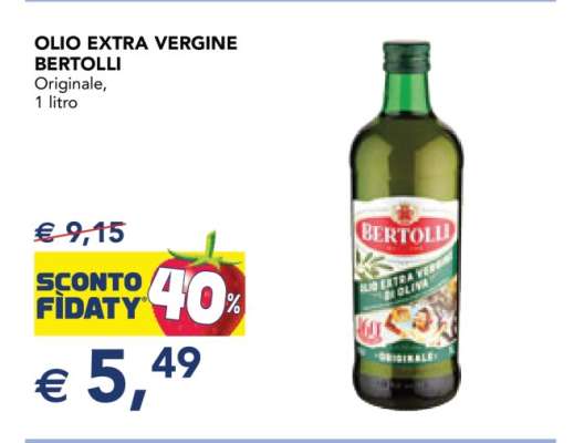 Olio Extra Vergine Bertolli