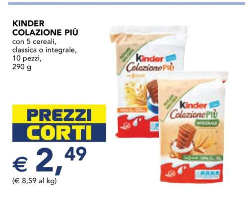 KINDER COLAZIONE PIÙ