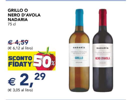 GRILLO O NERO D’AVOLA NADARIA