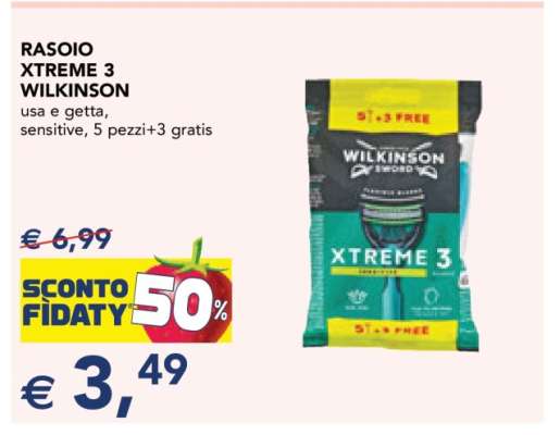 Rasoio Xtreme 3 Wilkinson