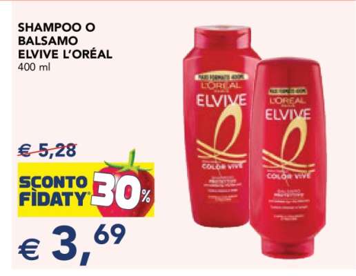 Shampoo o Balsamo Elvive L'Oréal