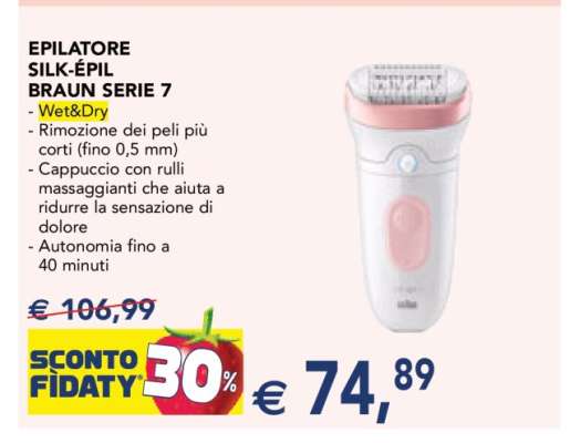 EPILATORE SILK-ÉPIL BRAUN SERIE 7
