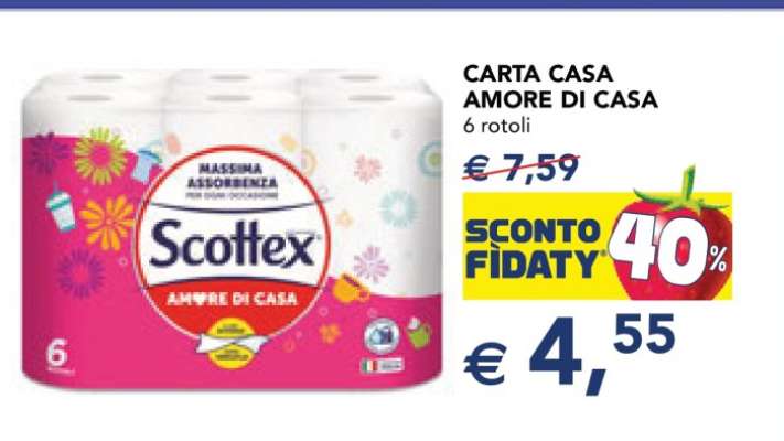 Scottex Carta Casa Amore di Casa