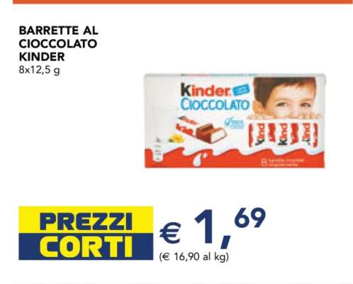 Barrette al cioccolato Kinder