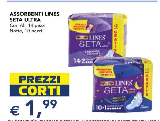 Assorbenti Lines Seta Ultra