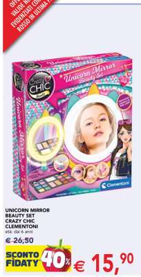 UNICORN MIRROR BEAUTY SET