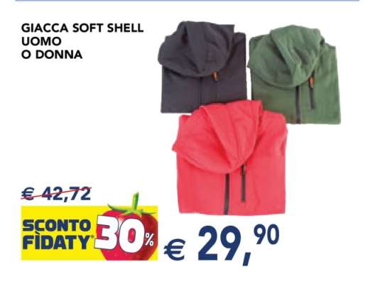 GIACCA SOFT SHELL UOMO O DONNA
