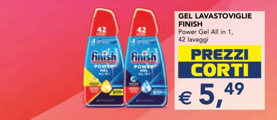 Gel Lavastoviglie Finish
